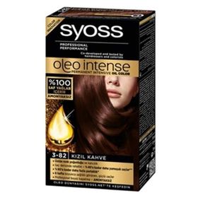 Syoss Oleo Intense 3-82 Kızıl Kahve Saç Boyası