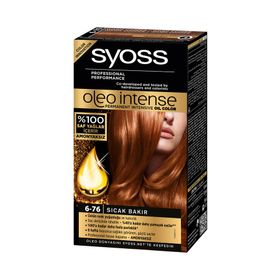 Syoss Oleo Intense Color 6-76 Sıcak Bakır Saç Boyası