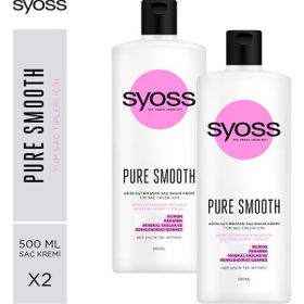 Syoss Pure Smooth Micellar 2x500 ml Saç Kremi