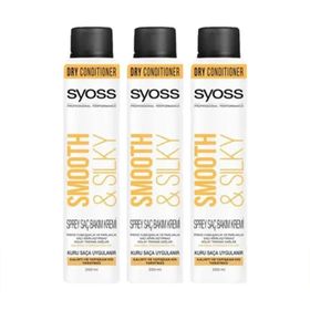 Syoss Smooth Silky 3x200 ml Sprey Saç Kremi