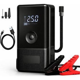 Syotech DK002 10.000 Mah Hava Kompresörlü Taşınabilir Araç Akü Takviye Cihazı ve