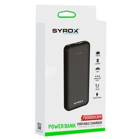 Syrox 5000 Mah Siyah Powerbank