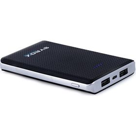 Syrox 9000 mAh 2A-1A Çift USB Çıkışlı Taşınabilir Şarj Cihazı Siyah