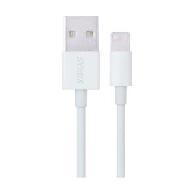 Syrox C02 Beyaz 1.0 A 100 cm Lightning Şarj ve Data Kablosu