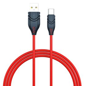 Syrox C101 Kırmızı 2.1 A Type-C Esnek Silikon Hızlı Şarj Data Kablosu