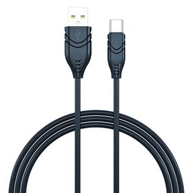 Syrox C101 Siyah 2.1 A Type-C Esnek Silikon Hızlı Şarj Data Kablosu