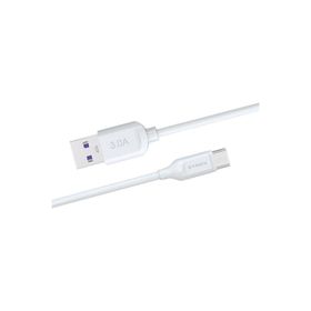 Syrox C108 1 mt 3.0A 18W Beyaz Micro USB Hızlı Şarj ve Data Kablosu