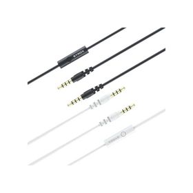 Syrox C118 Beyaz Audio 3.5 mm 1.5 m AUX Mikrofonlu Ses Aktarım Kablosu