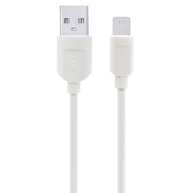 Syrox C12 2.0A 1.1 mt Beyaz Lightning USB Şarj ve Data Kablosu