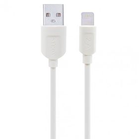 Syrox C12 2.0A 1.1 mt Beyaz Lightning USB Şarj ve Data Kablosu