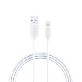 Syrox C12 2.0A 1.1 mt Beyaz Lightning USB Şarj ve Data Kablosu