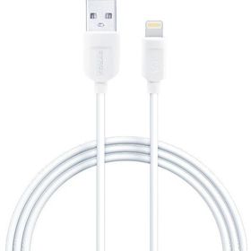 Syrox C12 2.0A 1.1 mt Beyaz Lightning USB Şarj ve Data Kablosu
