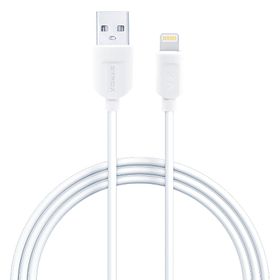 Syrox C12 2.0A 1.1 mt Beyaz Lightning USB Şarj ve Data Kablosu