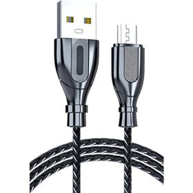 Syrox C121M Ultron Siyah 2A 1 mt Metal Örgü Micro USB Data/Şarj Kablosu