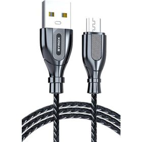 Syrox C121M Ultron Siyah 2A 1 mt Metal Örgü Micro USB Data/Şarj Kablosu