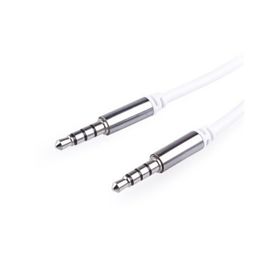 Syrox C20 3.5 mm 1 mt Beyaz Audio Aux Kablo