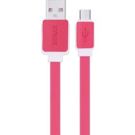 Syrox C63 Yassı 2.0A 1.2 mt Kırmızı Micro USB Şarj ve USB Data Kablosu