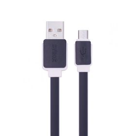 Syrox C63 Yassı 2.0a 1.2 mt Siyah Micro Usb Şarj ve Usb Data Kablosu