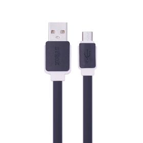 Syrox C63 Yassı 2.0a 1.2 mt Siyah Micro Usb Şarj ve Usb Data Kablosu