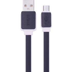 Syrox C63 Yassı 2.0a 1.2 mt Siyah Micro Usb Şarj ve Usb Data Kablosu