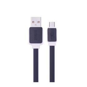 Syrox C63 Yassı 2.0a 1.2 mt Siyah Micro Usb Şarj ve Usb Data Kablosu