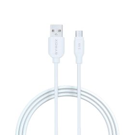 Syrox C67 2.0A 20 cm USB-A Micro USB Beyaz Şarj ve Data Kablosu