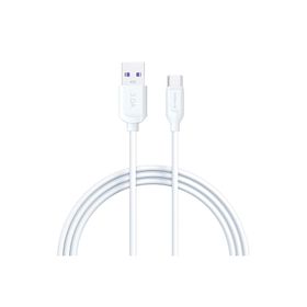 Syrox C69 2.0A 20 cm USB-A Type-C Beyaz Şarj ve Data Kablosu