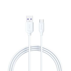 Syrox C69 2.0A 20 cm USB-A Type-C Beyaz Şarj ve Data Kablosu