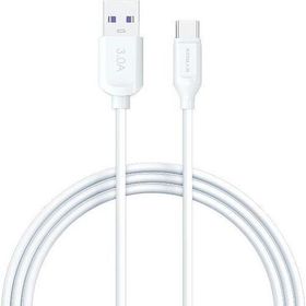 Syrox C69 2.0A 20 cm USB-A Type-C Beyaz Şarj ve Data Kablosu