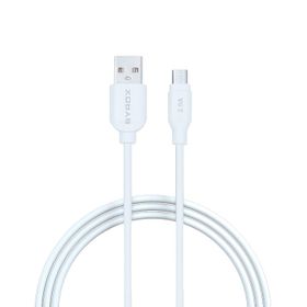 Syrox C70 2.0a 1.1 mt Beyaz Micro USB 2.0A Hızlı Şarj ve Data Kablosu