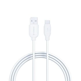 Syrox C71 2.0A 1 mt USB-A Type-C Beyaz Şarj ve Data Kablosu