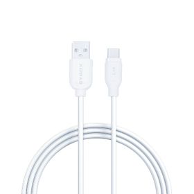 Syrox C71 2.0A 1 mt USB-A Type-C Beyaz Şarj ve Data Kablosu