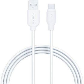 Syrox C71 2.0A 1 mt USB-A Type-C Beyaz Şarj ve Data Kablosu