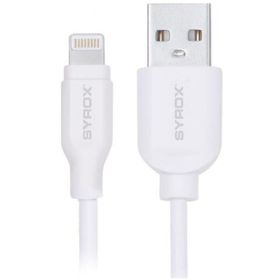 Syrox C85 2.0A 1 mt Beyaz Lightning USB Şarj ve Data Kablosu
