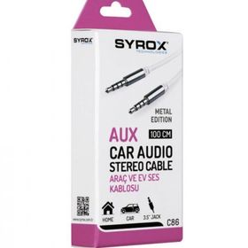 Syrox C86 1 m Aux Kablo