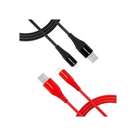 Syrox C88 2.0A 1 mt Lightning USB Metal Data Şarj Kablosu