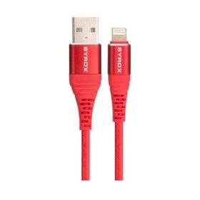 Syrox C88 Kırmızı 2.0 A 1 m Lightning Şarj Kablosu