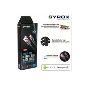 Syrox C91 Micro USB Hızlı Data Ve Şarj Kablosu