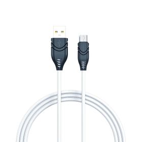 Syrox C98 Beyaz 2.1A 1.1 m Micro USB Flex Silikon Data Şarj Kablosu