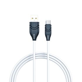 Syrox C98 Beyaz 2.1A 1.1 m Micro USB Flex Silikon Data Şarj Kablosu