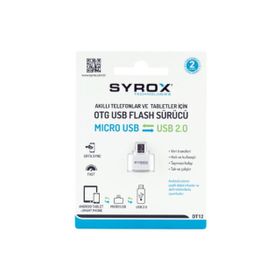 Syrox DT12 USB Giriş Micro Uç Çıkışlı Otg Dönüştürücü