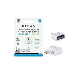 Syrox DT12 USB Giriş Micro Uç Çıkışlı Otg Dönüştürücü
