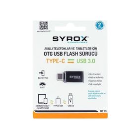 Syrox DT13 USB Giriş Type-C Uç Çıkışlı Otg Dönüştürücü