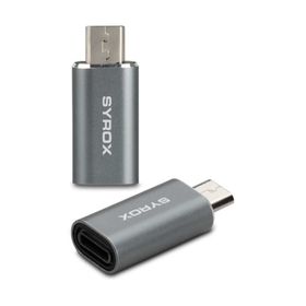 Syrox DT16 Lightning Giriş Micro Uç Çıkışlı Otg Dönüştürücü