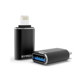Syrox DT25UL Lightning USB 3.0 Siyah OTG Dönüştürücü