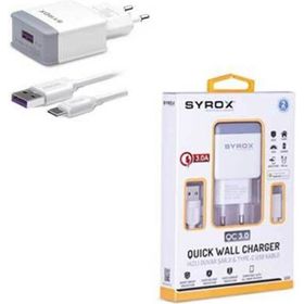 Syrox Google Pixel 3 Uyumlu Hızlı Şarj Aleti