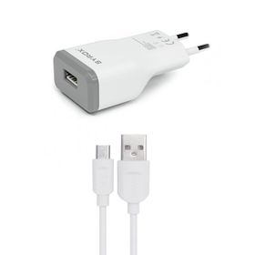 Syrox J15 2.0A Beyaz Şarj Aleti ve Micro USB Kablo Set