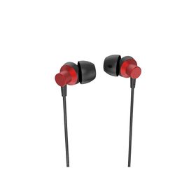 Syrox K15 1.20 mt 3.5 mm AUX Kablolu Mikrofonlu Kırmızı-Siyah Kulak İçi Kulaklık