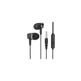 Syrox K17 1.20 mt 3.5 mm AUX Kablolu Mikrofonlu Siyah Kulak İçi Kulaklık