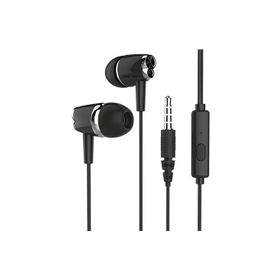 Syrox K17 1.20 mt 3.5 mm AUX Kablolu Mikrofonlu Siyah Kulak İçi Kulaklık
